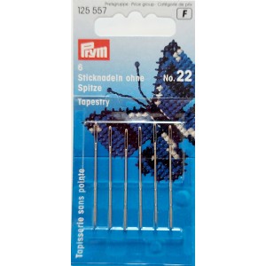 Prym - Tapestry Needles with Blunt Point and Gold Eye n. 22
